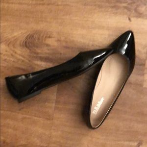 Patent pointy toe flats